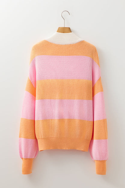 colorblock sweater