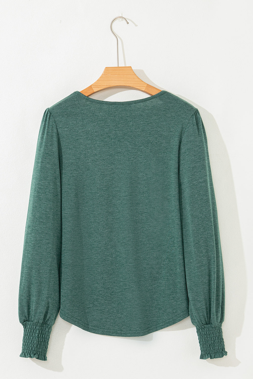 v neck long sleeve top