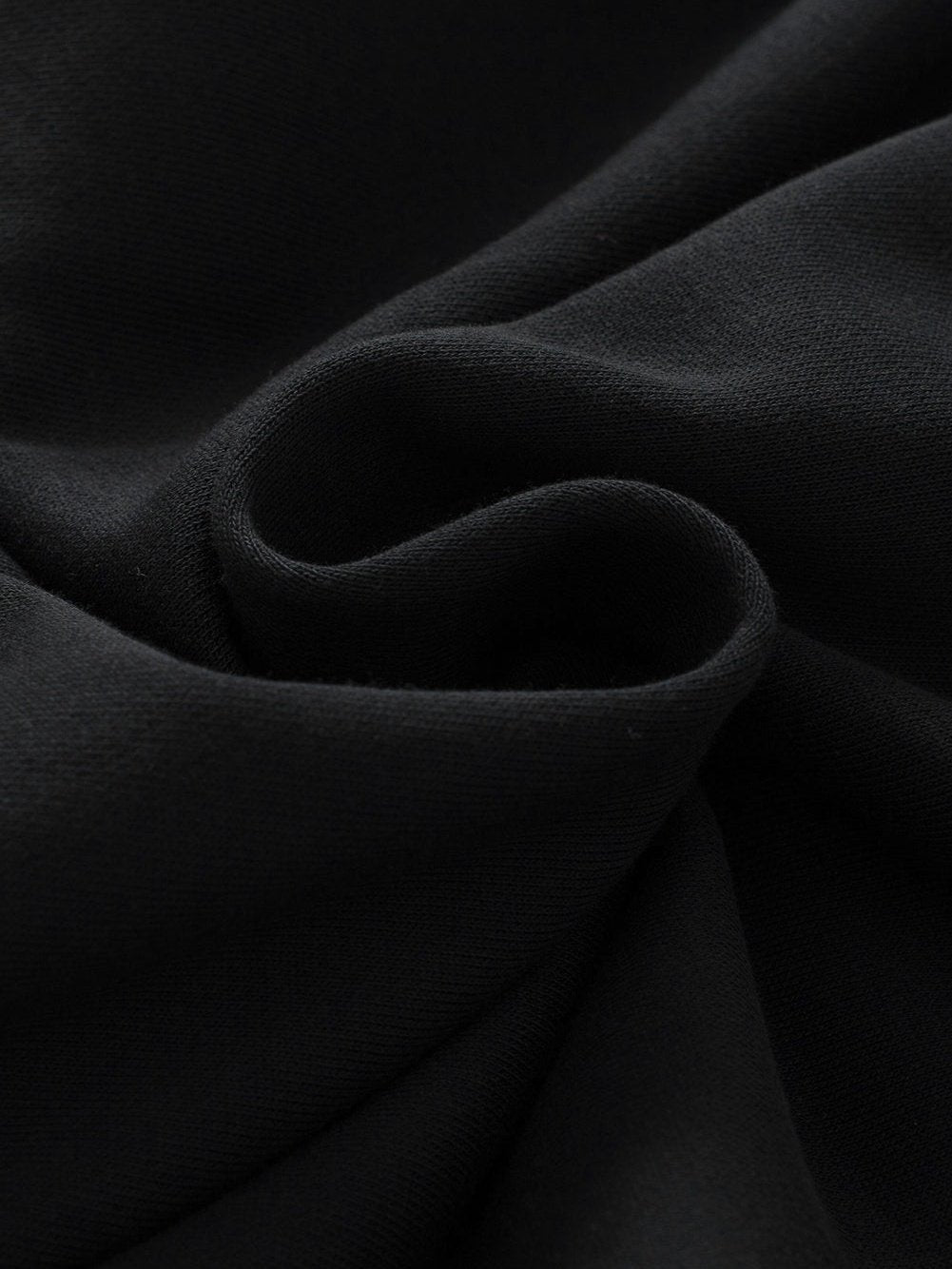 Elegant Black Seam Detail Drop Shoulder Split Hem Sweatshirt