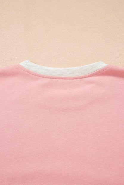 color block pant set