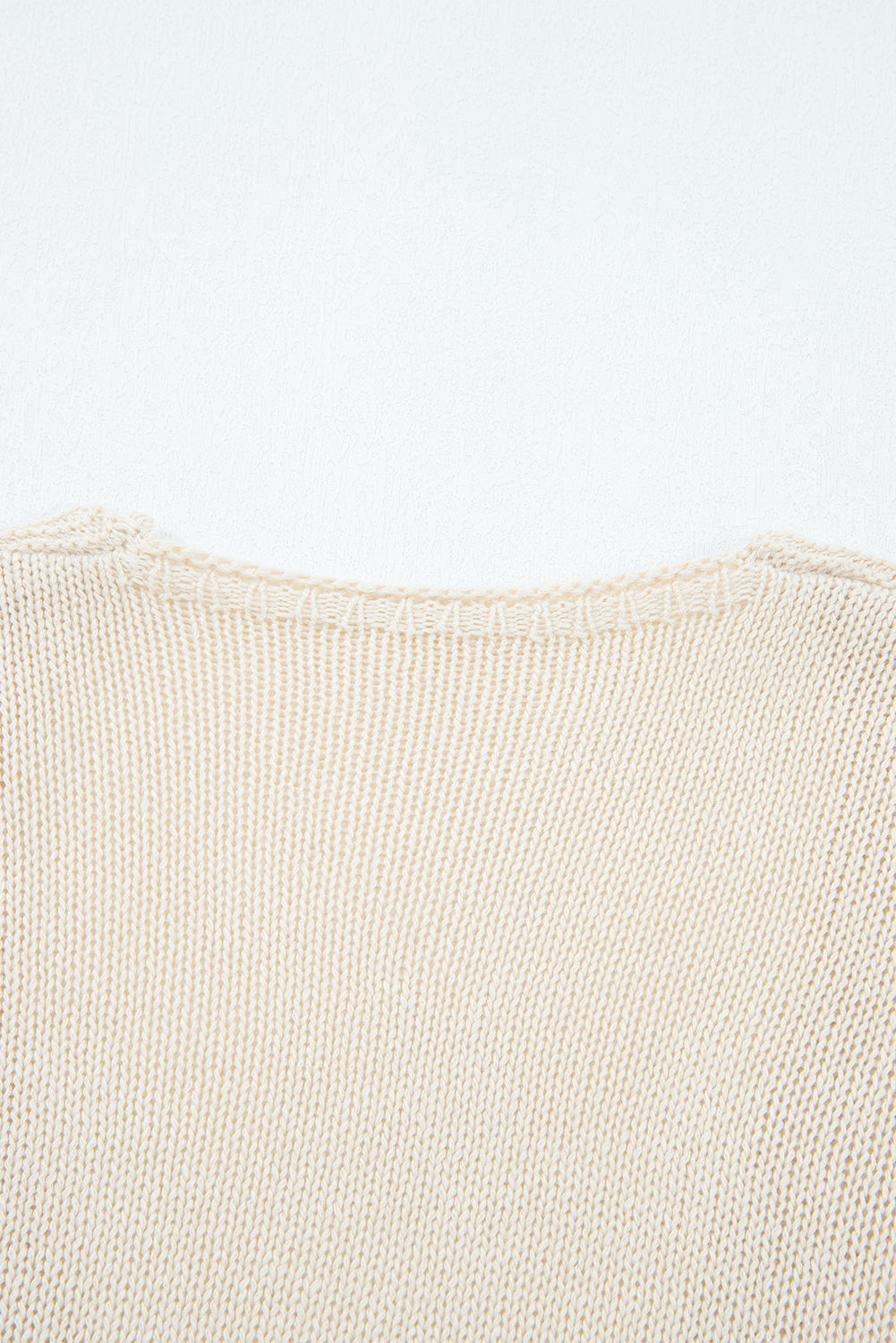 Smoke Gray Solid Color Hollowed Knit Open Front Cardigan Sweater