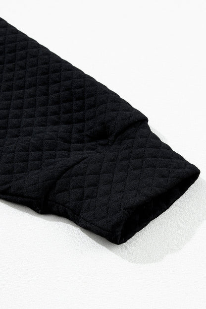 Cozy Waffle Knit Hooded Mini Dress