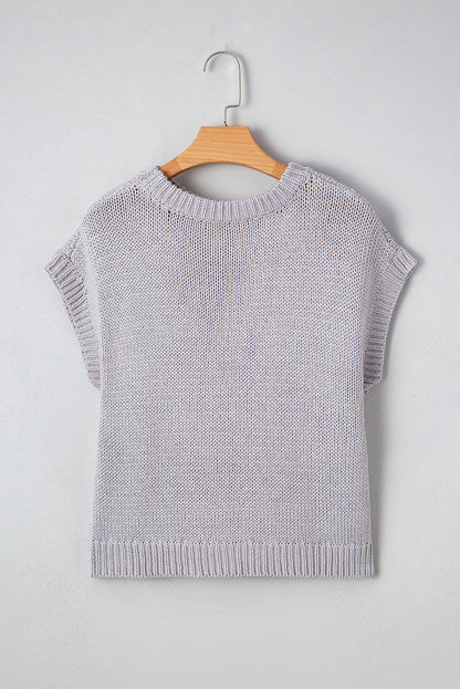 cap sleeve sweater
