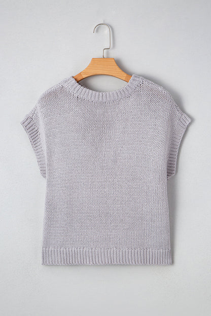 cap sleeve sweater