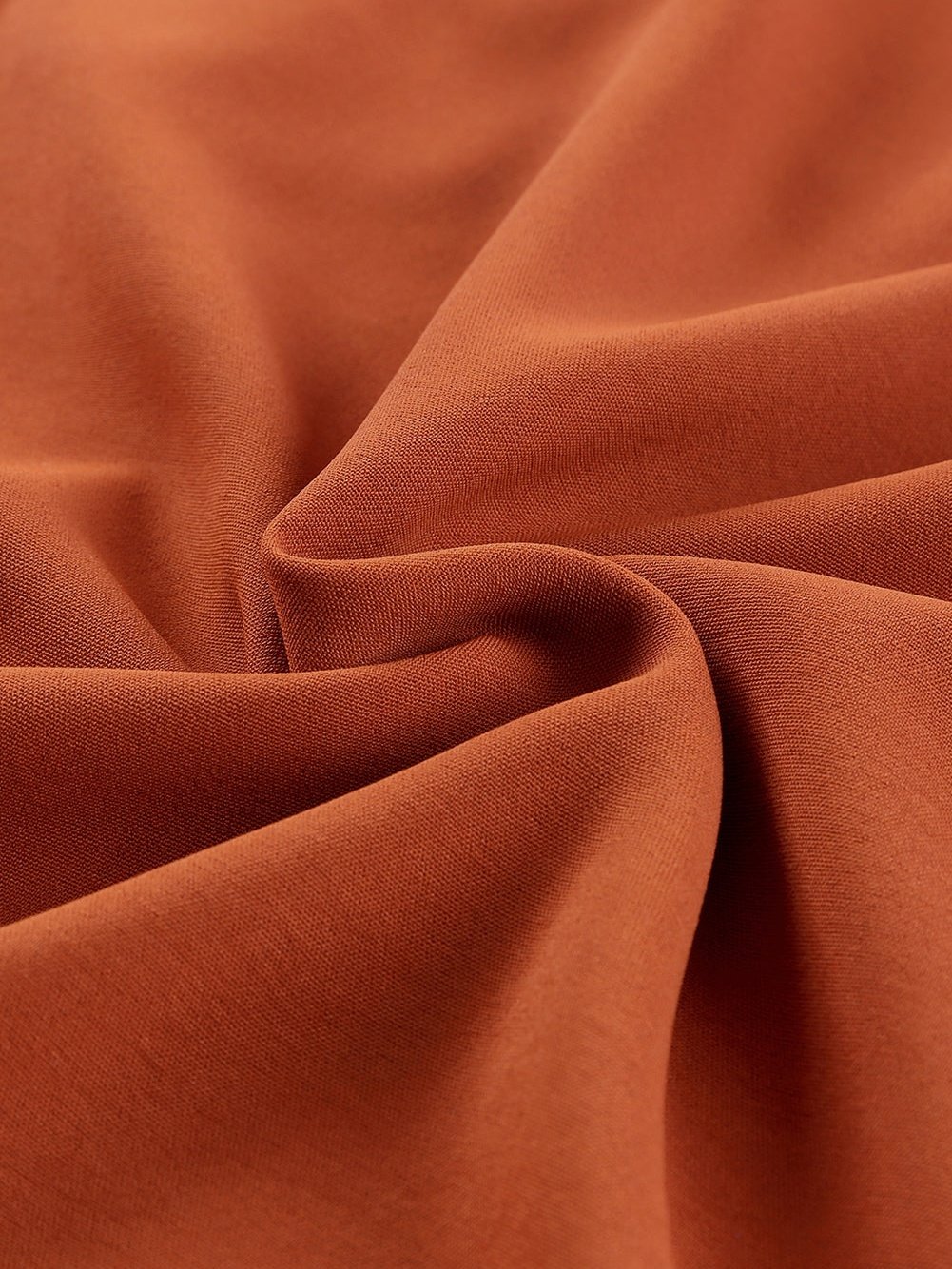 Elegant Brown V-Neck Ruffle Pleated Blouse