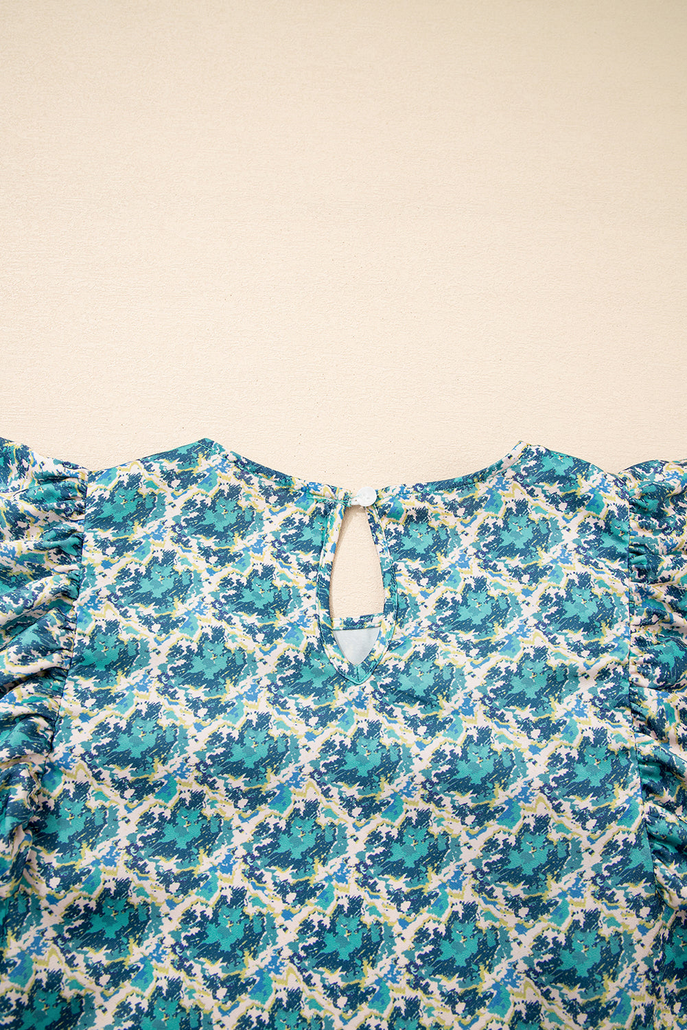 abstract print blouse