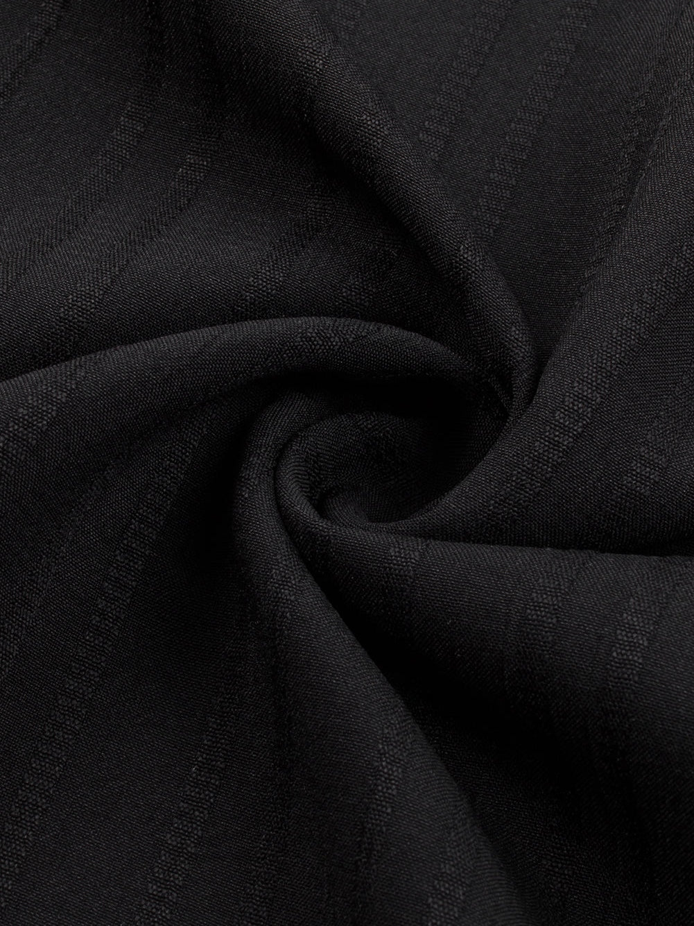 Black Ruffled Sleeve Rib Textured Plus Size Shift Dress