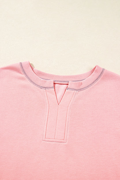 color block sweatshirt