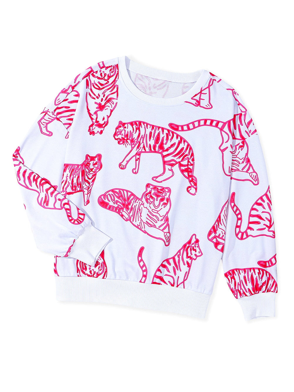 Fierce Pink Leopard Print Sweater