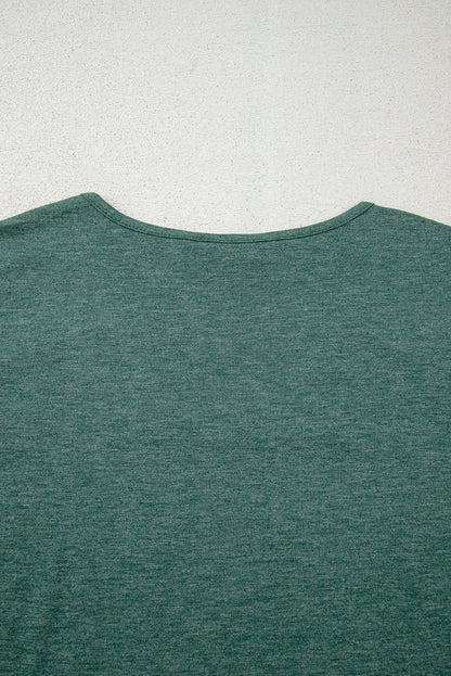 v neck long sleeve top