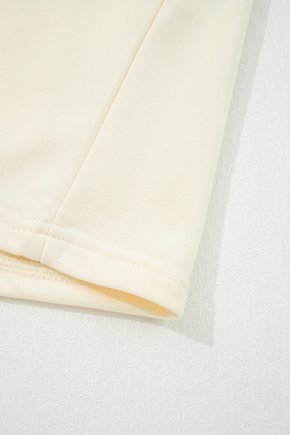 striped collar sweatshirt