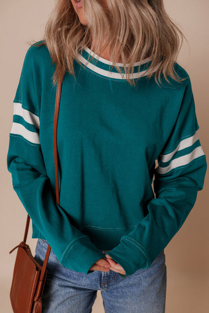 striped sweatshirt