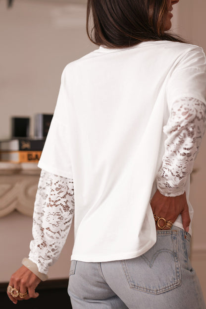 lace long sleeve top