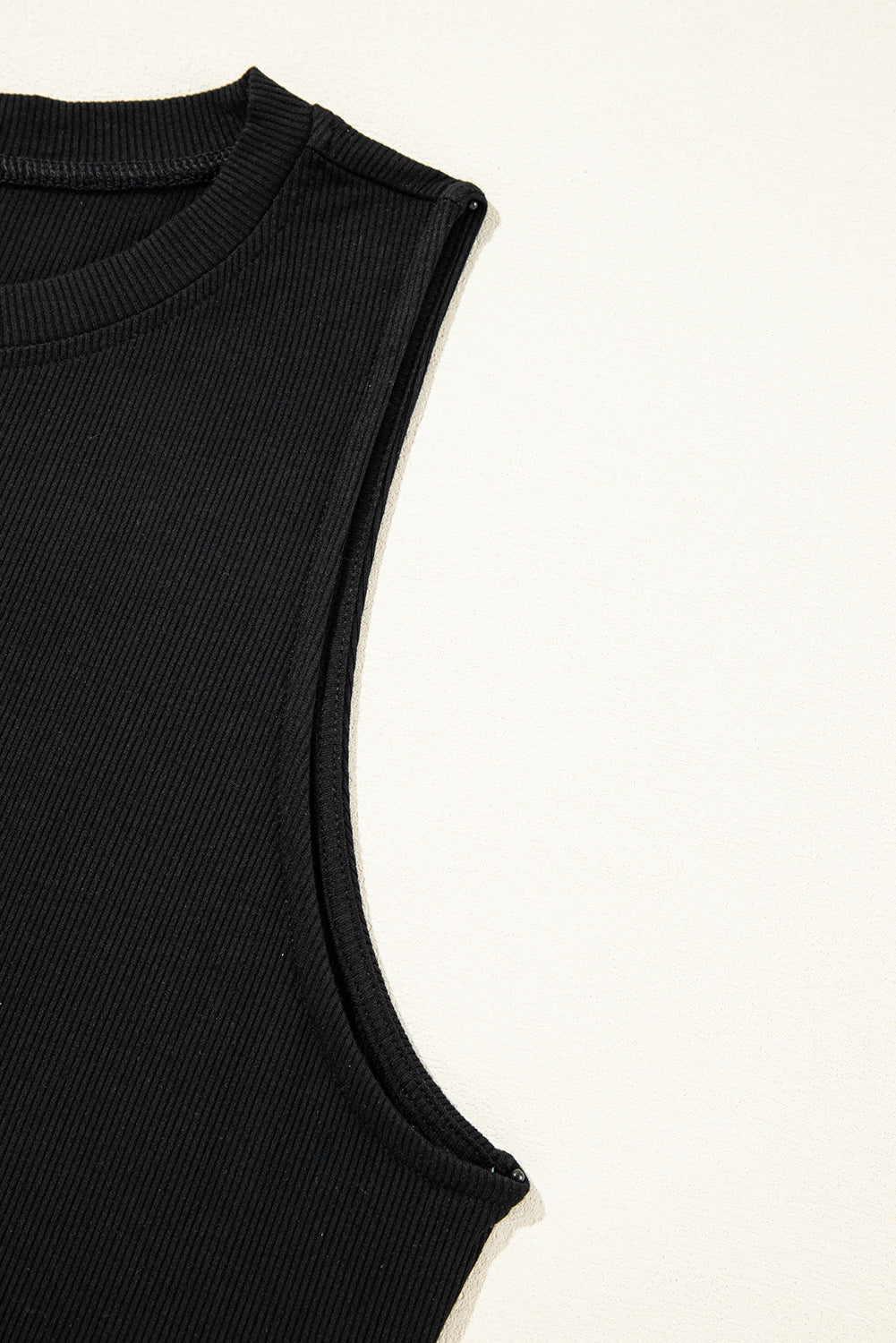 Chic Black Wide Leg Jumpsuit with Cinched Waist