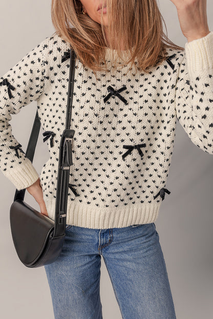 bow sweater womens