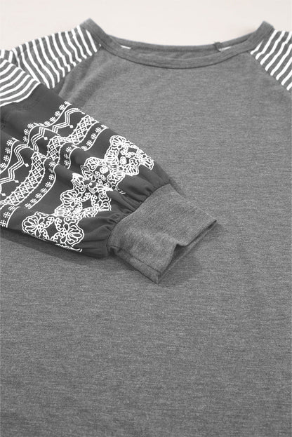 raglan long sleeve top