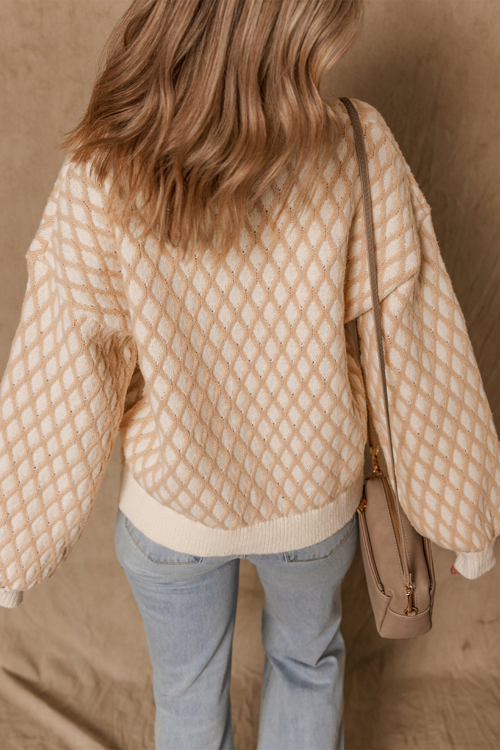 textured knit sweater