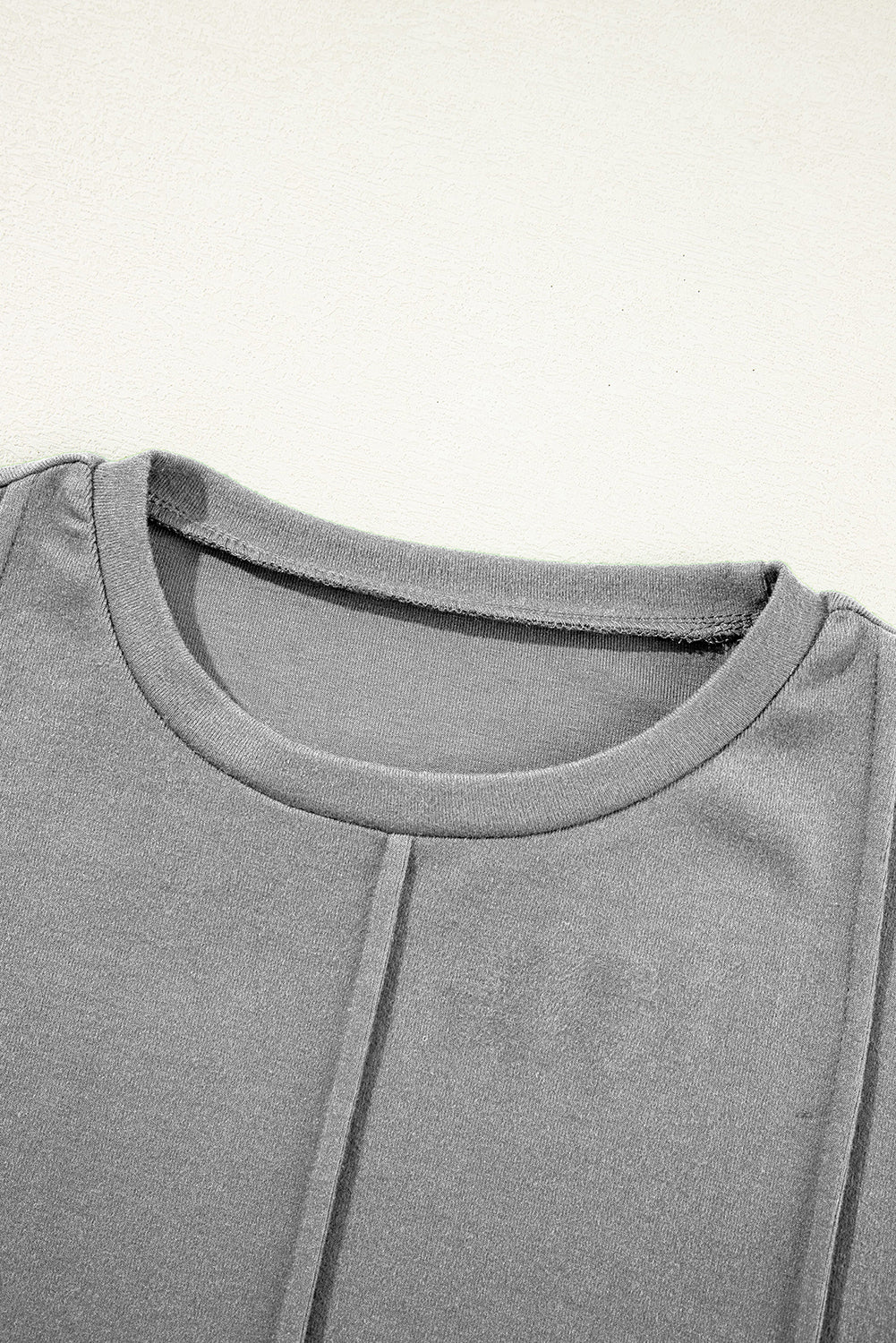 exposed seam top