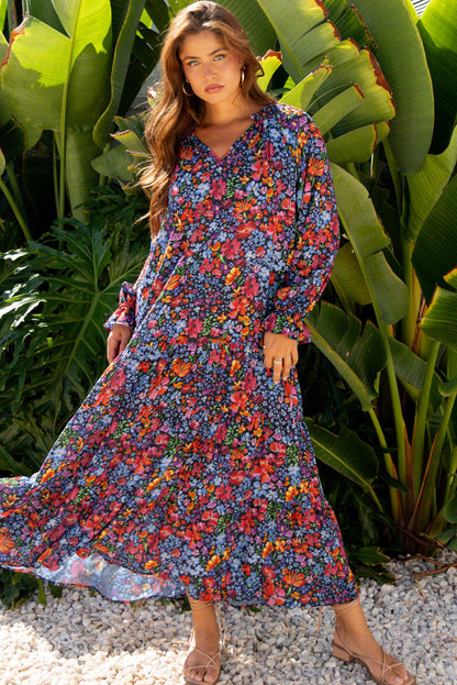 floral long dress