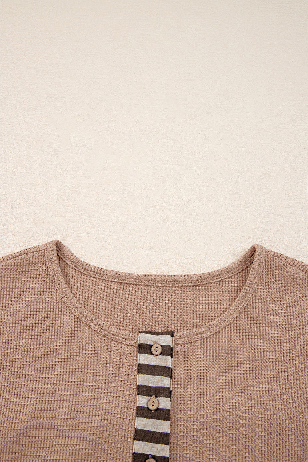 waffle long sleeve top