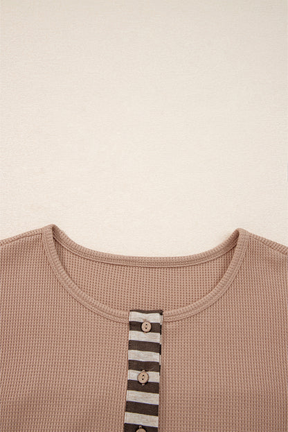 waffle long sleeve top