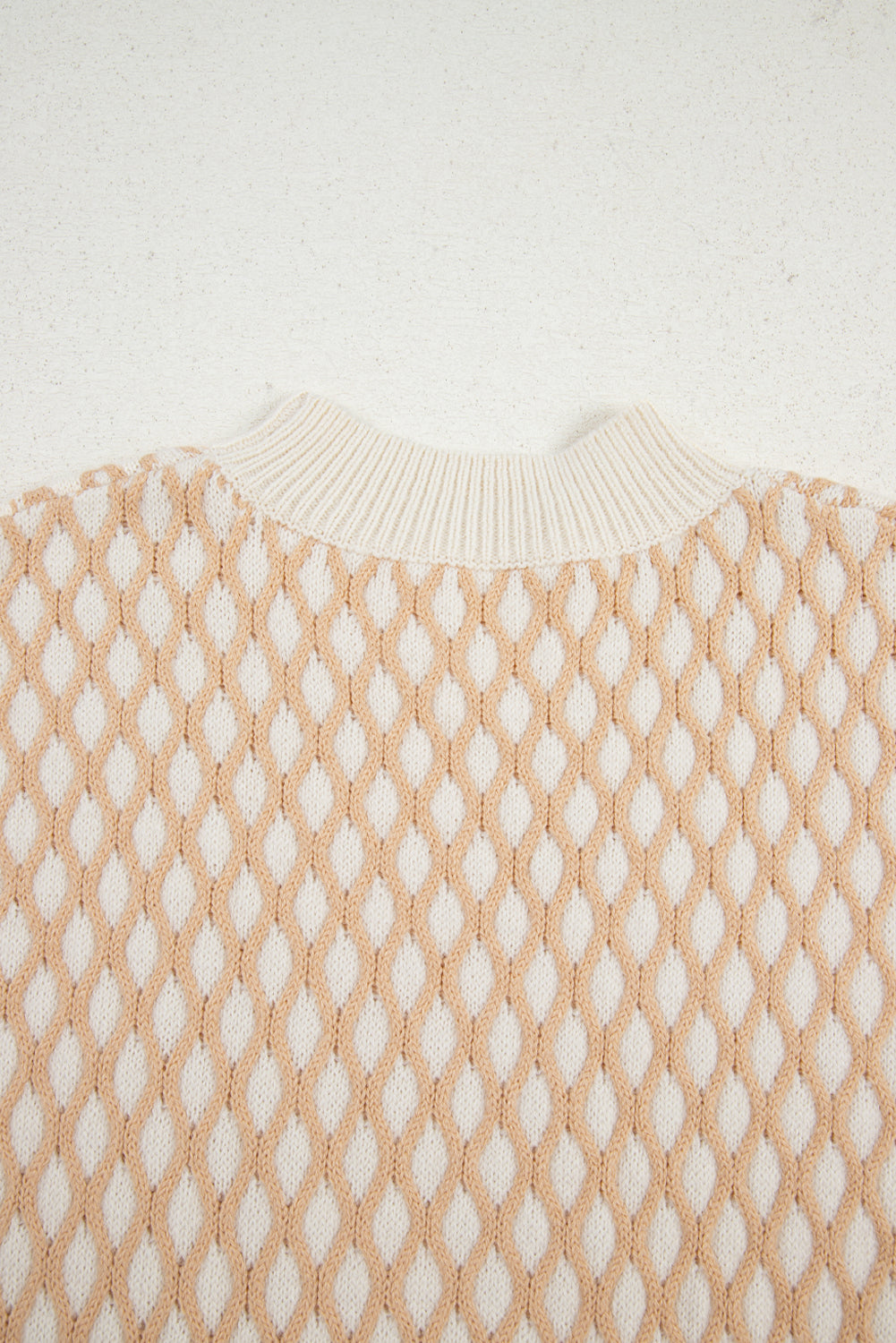textured knit sweater