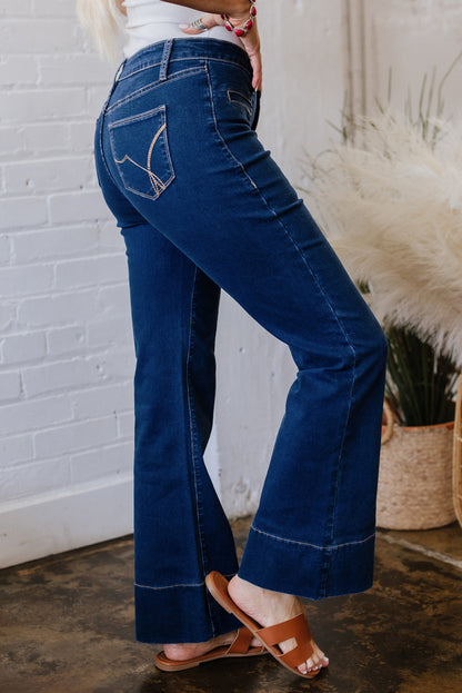 blue denim jeans