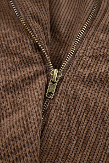 zip up corduroy jacket