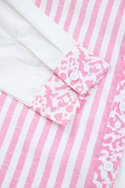 leopard striped shirt