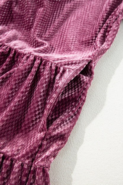 plus size velvet dress