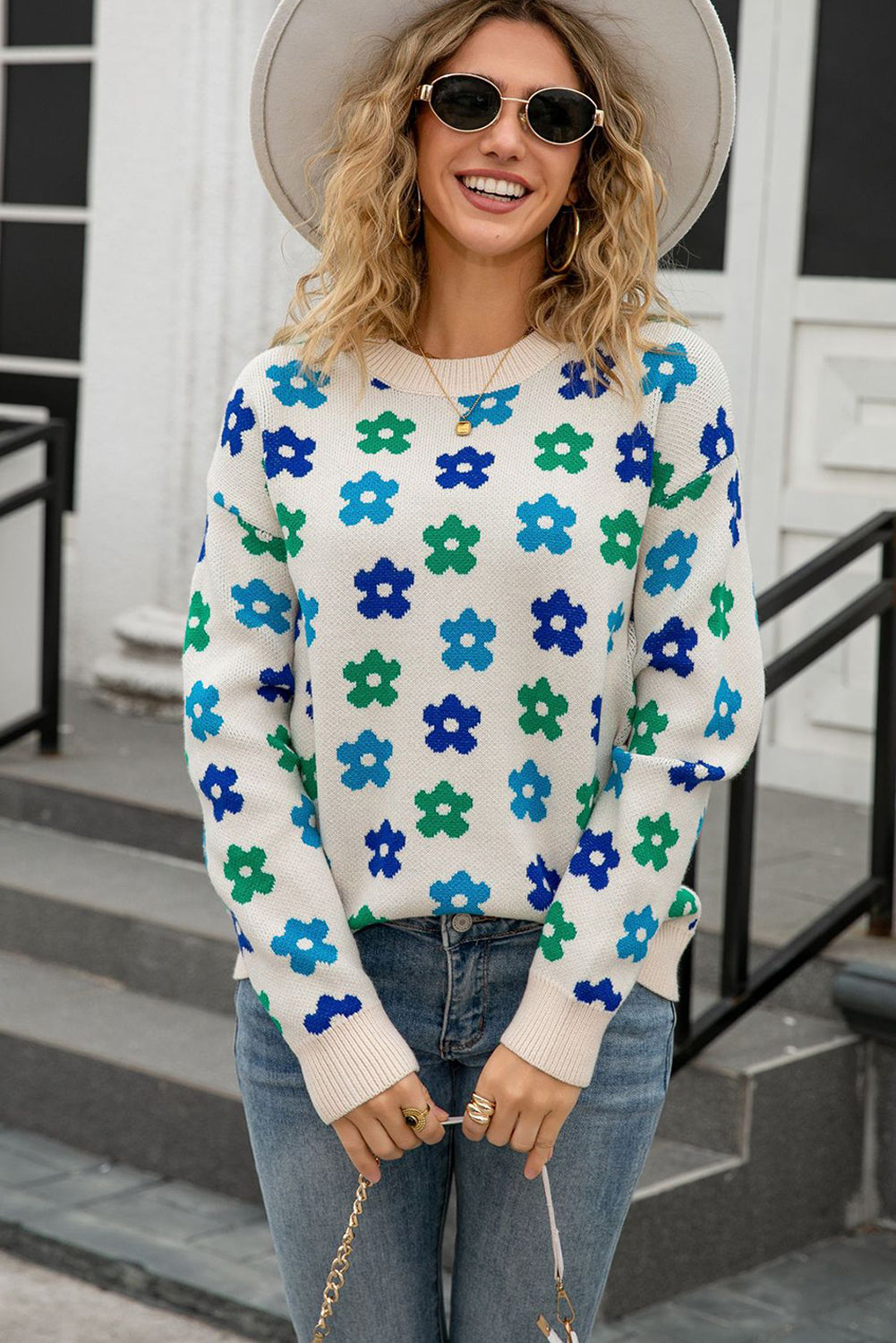 cute flower sweater