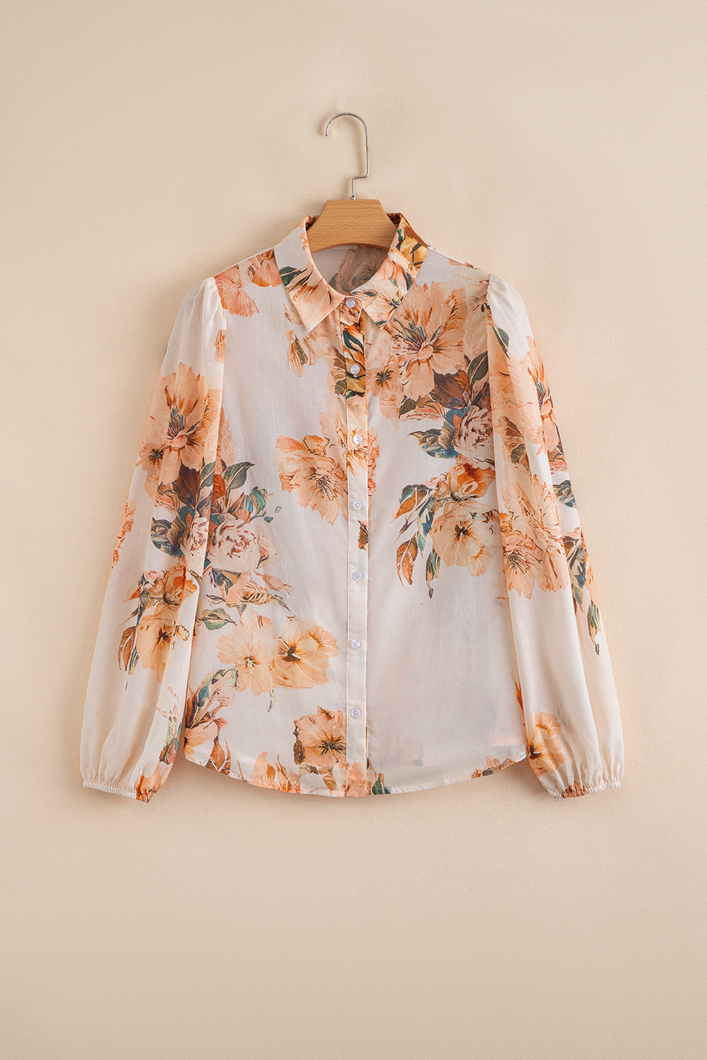 floral long sleeve shirt