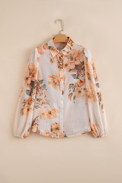 floral long sleeve shirt