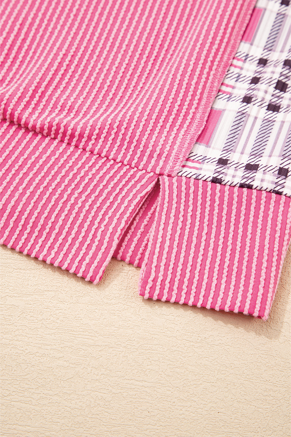 color block long sleeve top