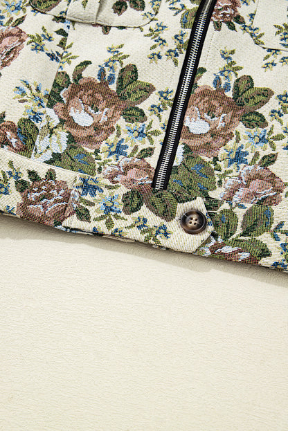 vintage floral jacket