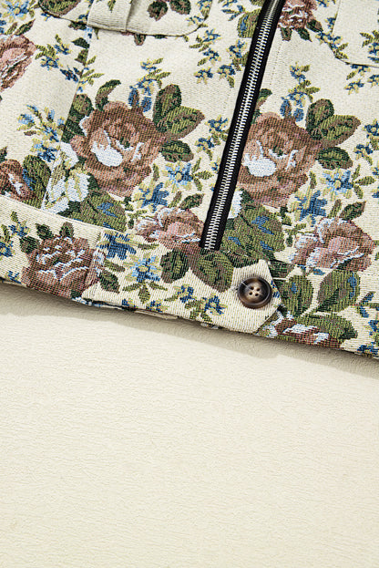 vintage floral jacket