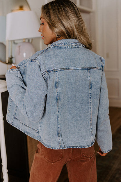 button up denim jacket