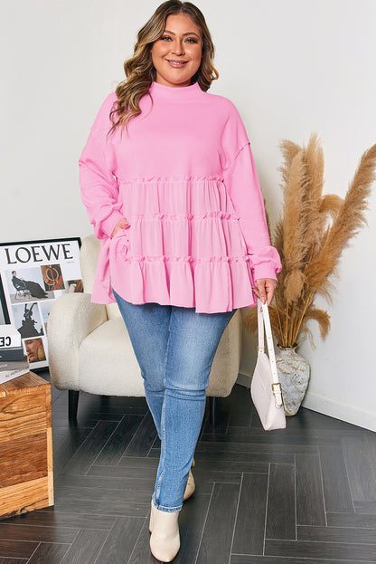 plus size long sleeve top