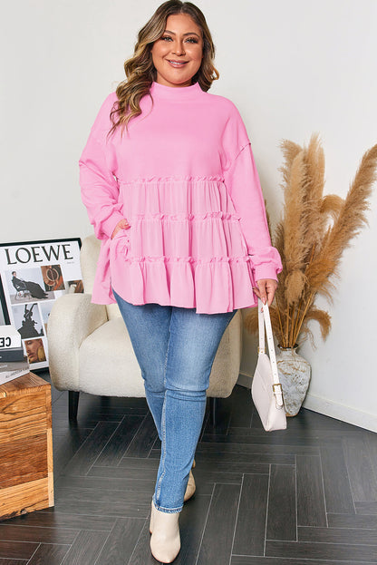 plus size long sleeve top