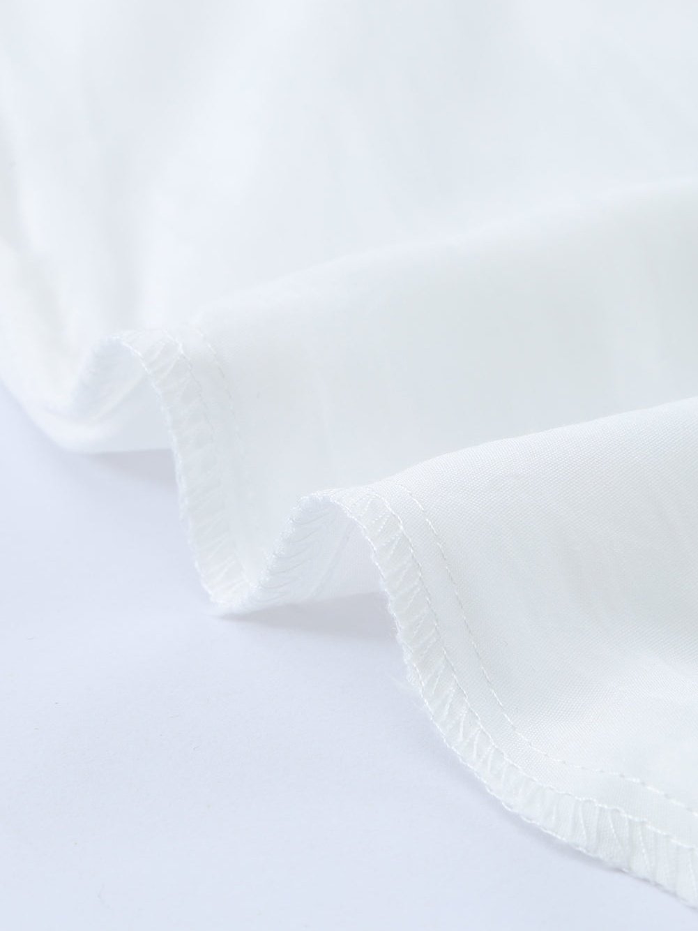 White Crochet Pom Pom Trim Beach Tunic Shift Dress