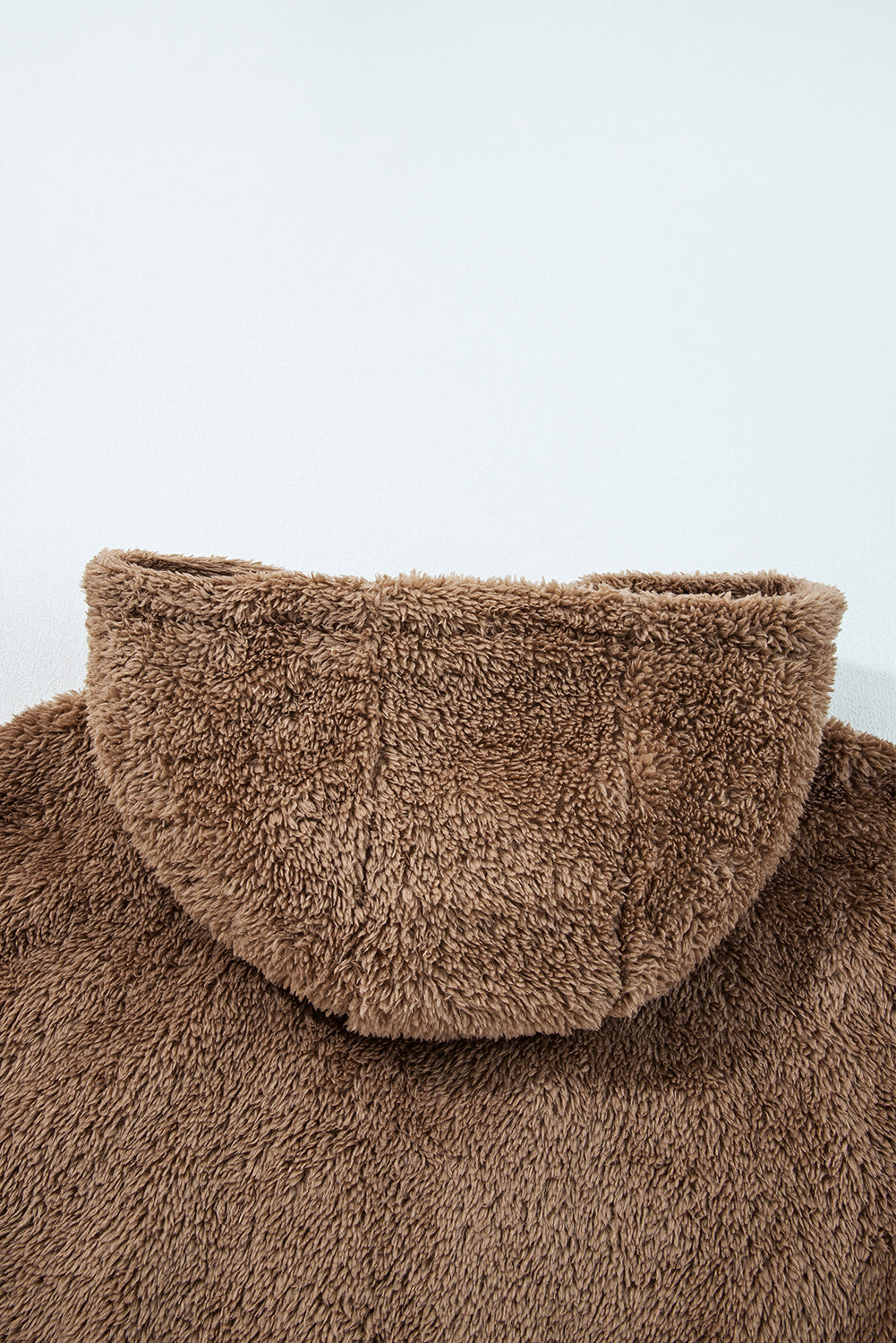 sherpa hoodie short set