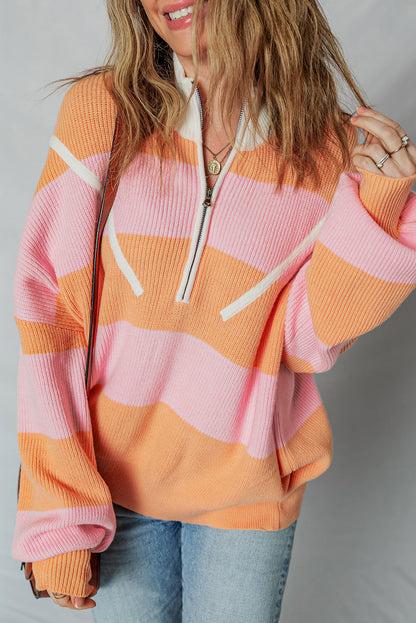 colorblock sweater