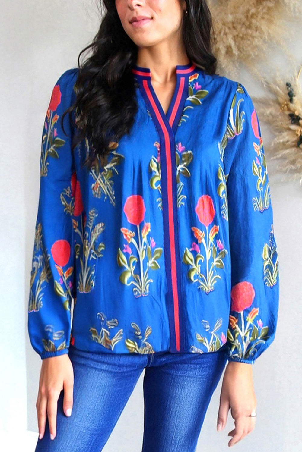 floral blouse for women