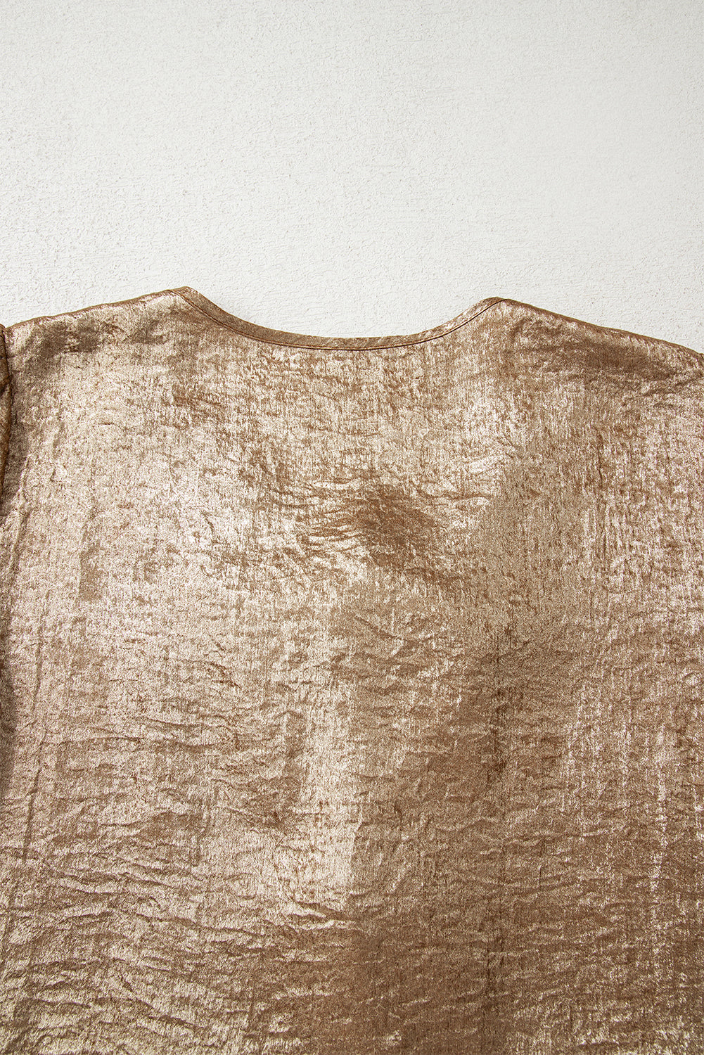 metallic blouse