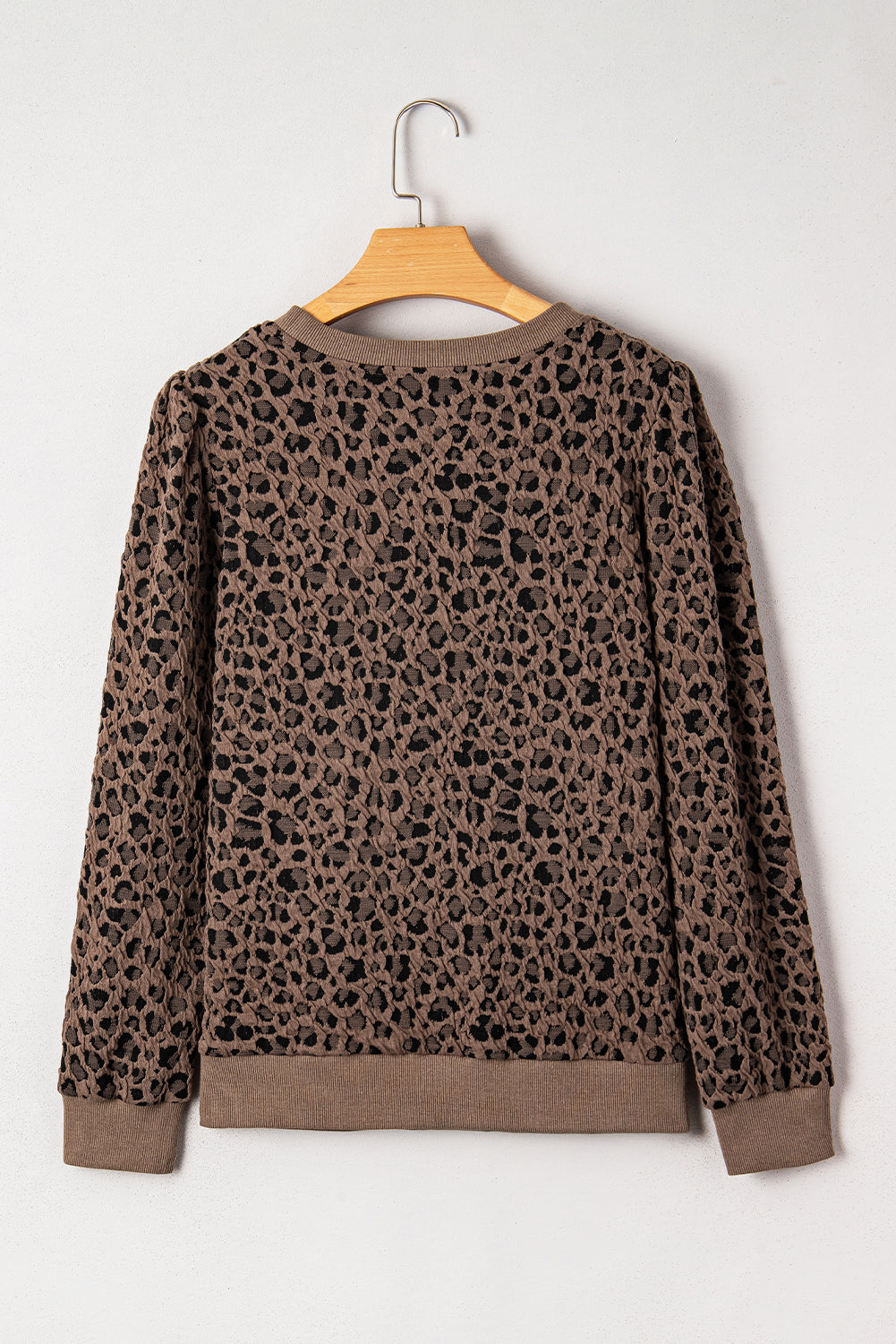 leopard long sleeve top