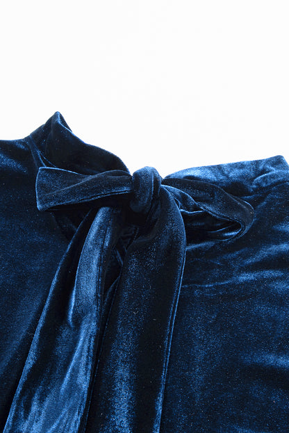 womens velvet blouse