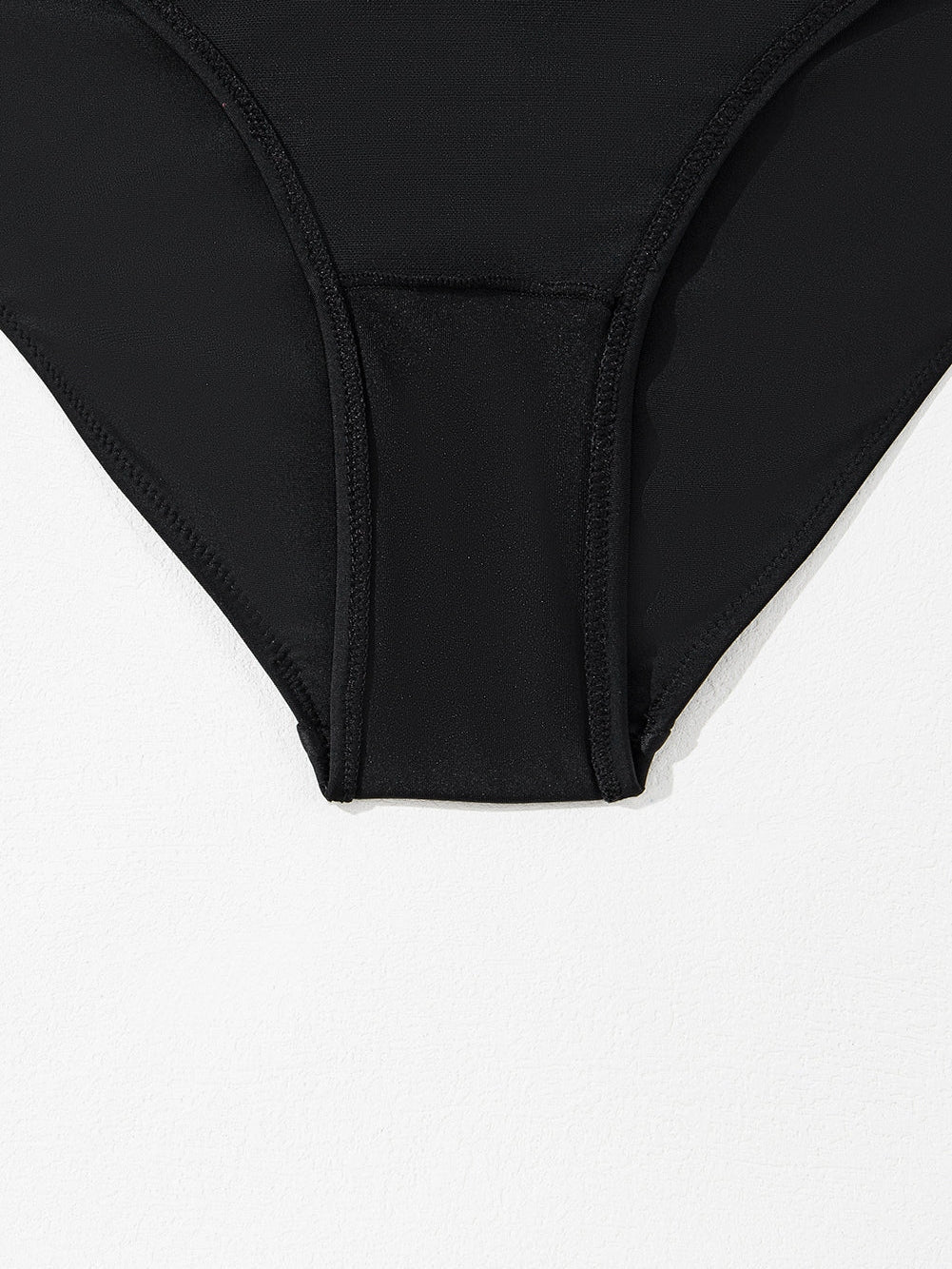 Flirty Rose Red Colorblock Cutout Monokini