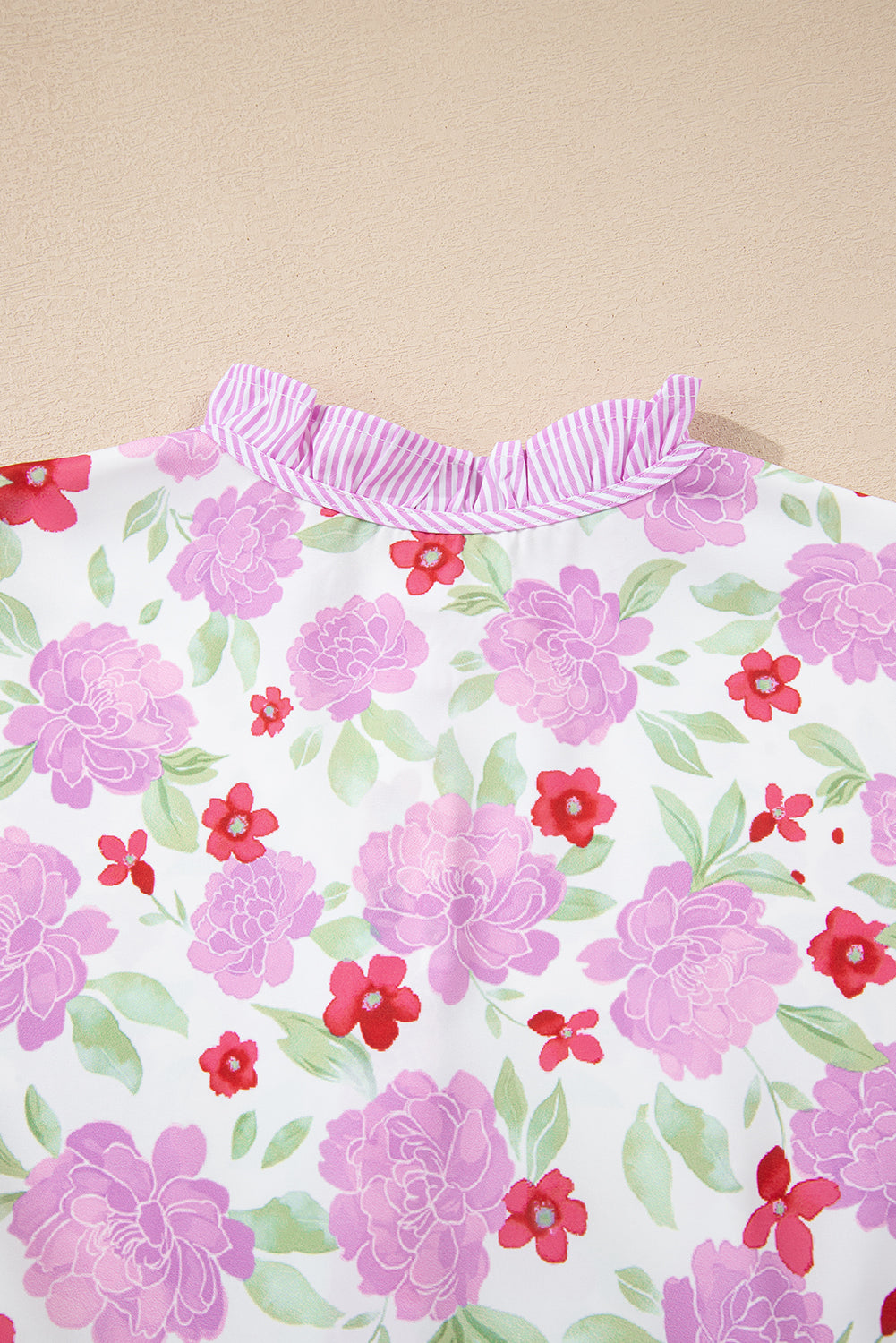 pink floral mini dress