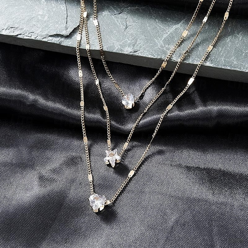 Set with Knitted Cardigans Sweaters Stripes Shorts Necklace 3 PCS Elegant Retro Vintage 1970s Outfits Women's Casual Daily Wear