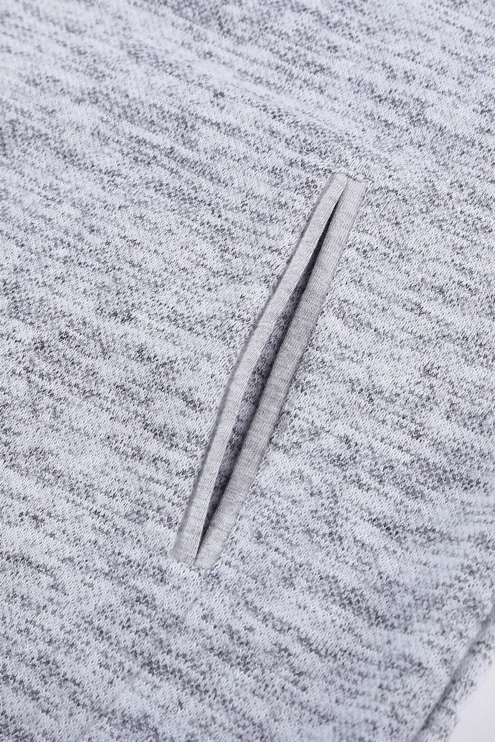 Animal Paw Print Pullover Button Hoodie - Gray - Women's Casual/Fashion Style